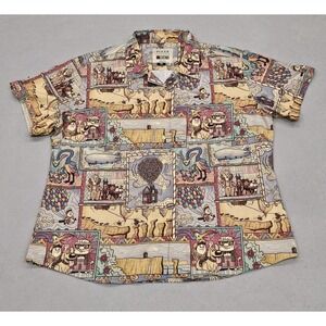 RSVLTS Disney Pixar Up "Paradise Found" Womens Shirt Sz 3XL